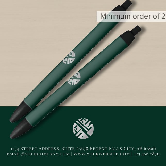 Green Promotional Custom Logo Pen (Creator Uploaded)