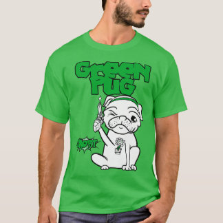 Green pug T-Shirt