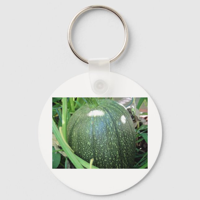 Green Pumpkin Keychain (Front)