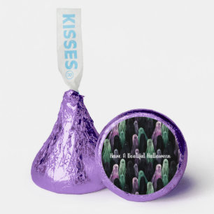 Green Purple Black Ghosts Bootiful Halloween Hershey®'s Kisses®