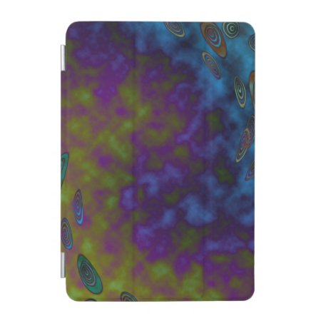 Green Purple Cosmic Abstract Ipad Mini Cover