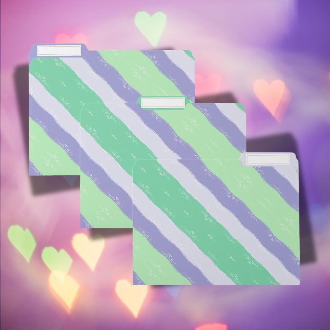Green, Purple, Grey - Brush Strokes |  File Folder (Creator Uploaded)