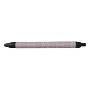 Green Purple Pink Geometric Pen