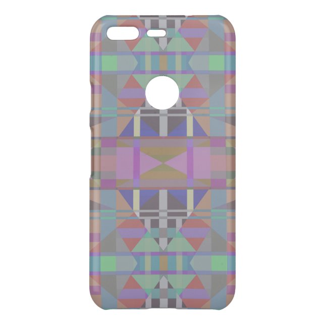 Green Purple Pink Geometric Uncommon Google Pixel Case (Back)