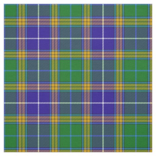 Green & Purple Plaid Fabric