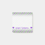 [ Thumbnail: Green & Purple Stripes; Squares, Diamonds, Circles Notes ]