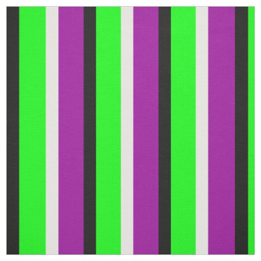 Green Purple Stripes Textile Fabric