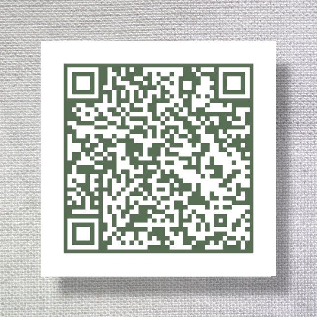 Green | QR Code Fabric Clothing Labels (Creator Uploaded)
