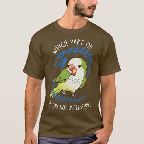 Green Quaker Parrot Aaaa T_Shirt