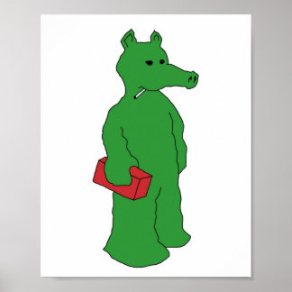 green quasimoto poster
