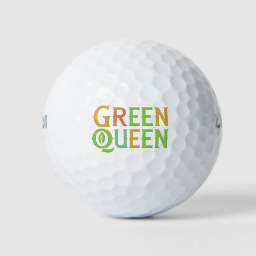 Green Queen  Golf Balls