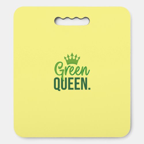 Green Queen  Seat Cushion