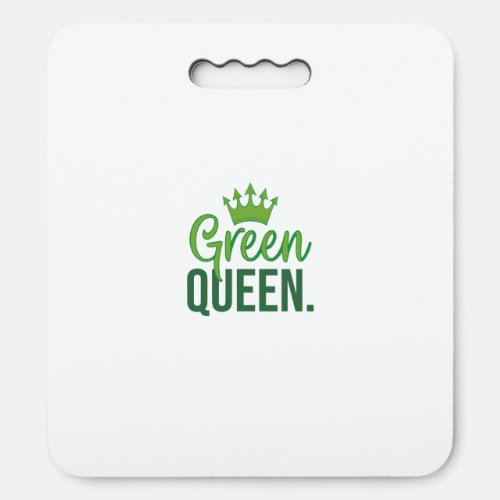 Green Queen  Seat Cushion