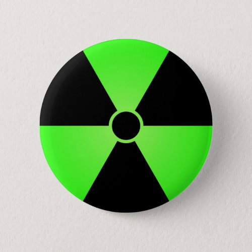 Green Radiation Symbol Button