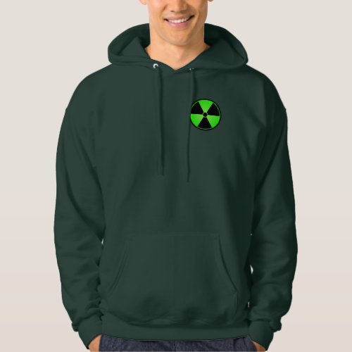 Green Radiation Symbol Hoodie