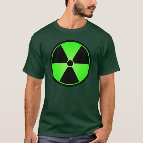 Green Radiation Symbol T_Shirt