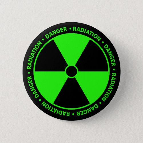 Green Radiation Warning Button