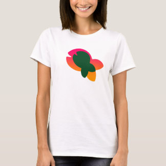 Green Rainbow Fish Logo T-Shirt