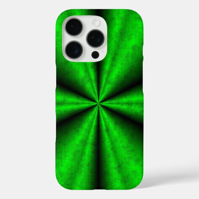 Green Rainbow in Elephant Skin Leather Optik Case-Mate iPhone Case (Back)