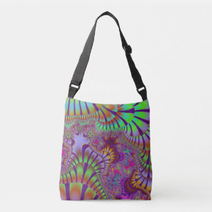 Green Rainbow Melt Crossbody Bag