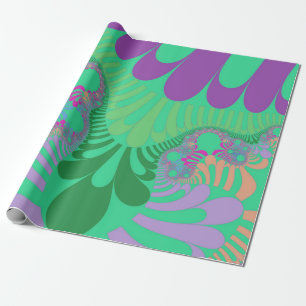 Green Rainbow Mod Wrapping Paper