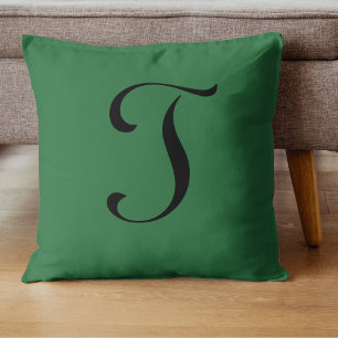 Green (RAL 6001 Emerald Green) Throw Pillow
