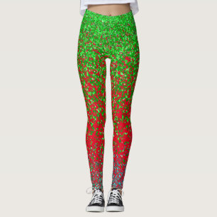 Green raster 2 sides 01.b Red BG Leggings