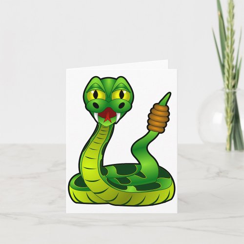 Green Rattlesnake Note Cards