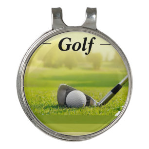 Green Realistic Golf Tournament Custom Best Hat Clip