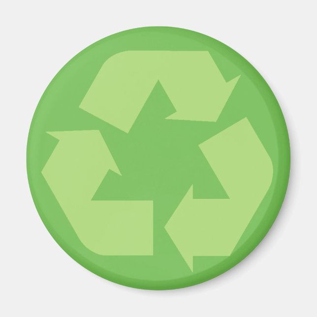 Green Recycle Magnet (Front)