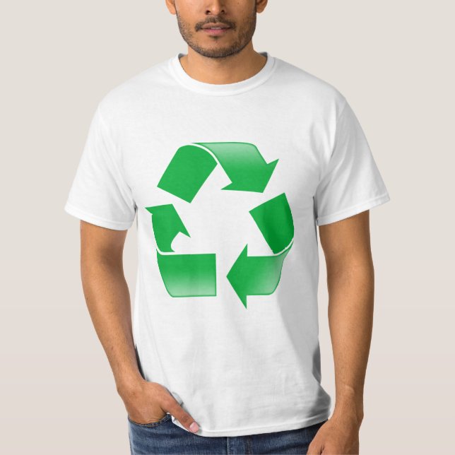 GREEN RECYCLE SYMBOL T-Shirt (Front)