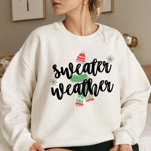 Green_Red_Black Sweater Weather Winter T_Shirt