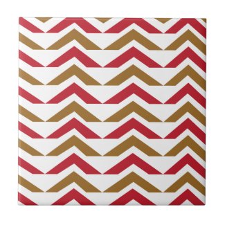 Green Red Chevron Stripe Pattern   