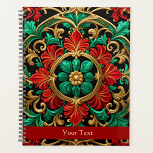 Green Red Decorative Holiday Planner