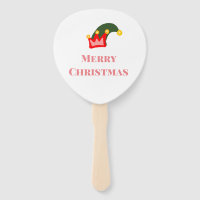 Green red hat merry Christmas add name text name