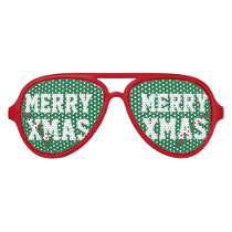 Green red Merry Christmas Xmas party shades Green red Merry Christmas Xmas party shades