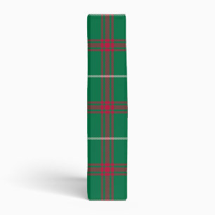 Green Red Plaid Avery Signature 1" Binder