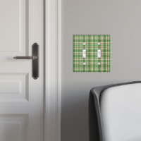 Green Red Plaid Pattern Rustic