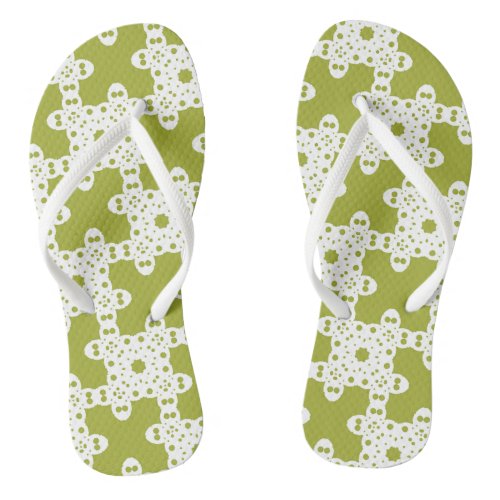 Green Reef Maze Tongs Flip Flops