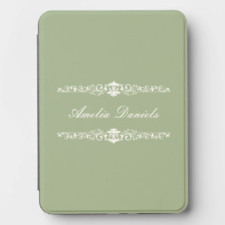 Green Regency Style Personalized Kindle cover