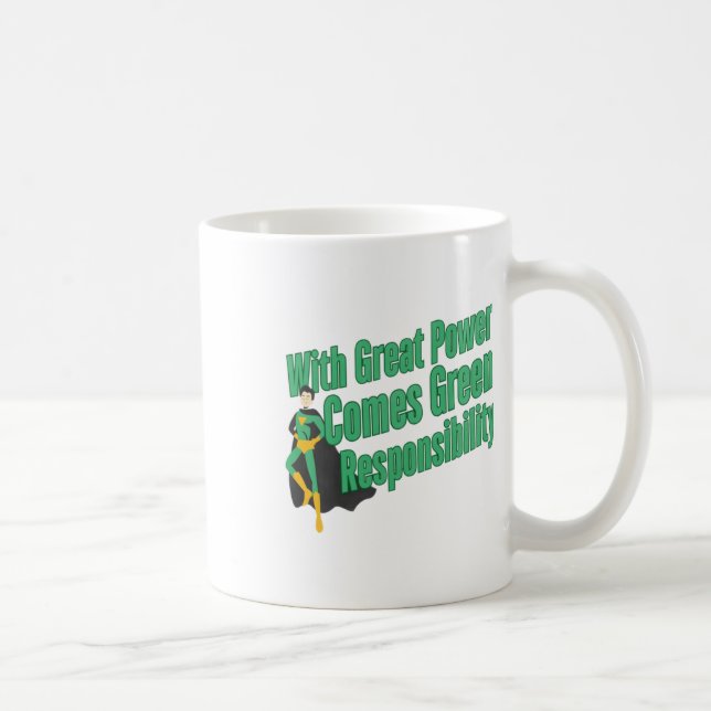 Green Responsibility  Coffee Mug (Right)