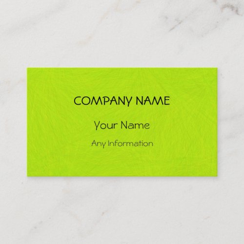 Green Retro Abstract Painting Business Card