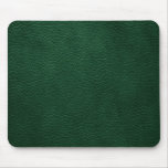 Green Retro Custom Leather Mouse Pad