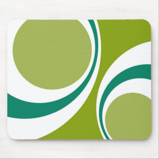 green retro mouse pad
