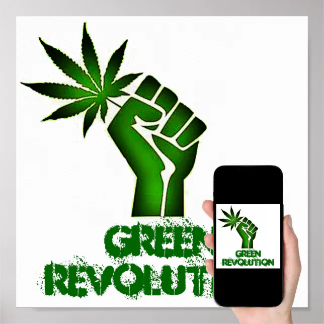 Green Revolution Poster Zazzle