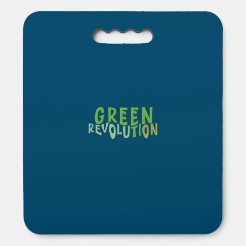 Green Revolution  Seat Cushion