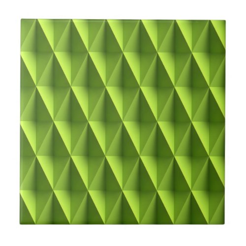 Green Rhombuses Tile