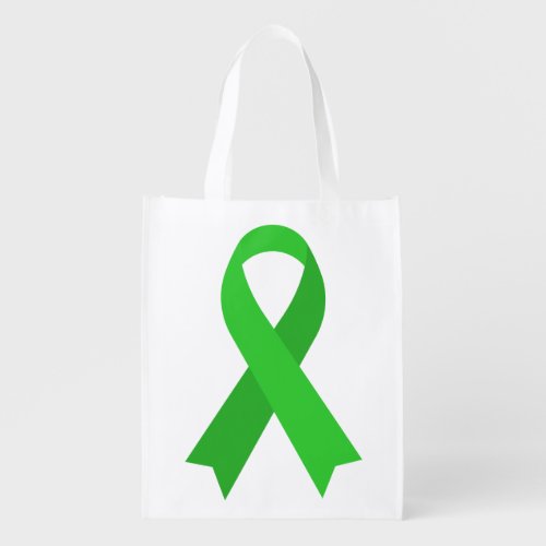 Green Ribbon Awareness Grocery Bag