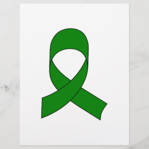 Green Ribbon Drawing