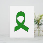 Green Ribbon Drawing (Standing Front)